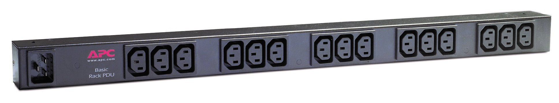 APC Basic PDU 3680 W – C13×15, Eingang IEC C20 – 0U, senkrecht – schwarz
