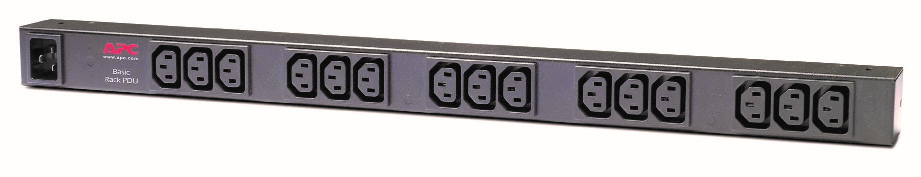 APC Basic PDU 3680 W – C13×15, Eingang IEC C20 – 0U, senkrecht – schwarz