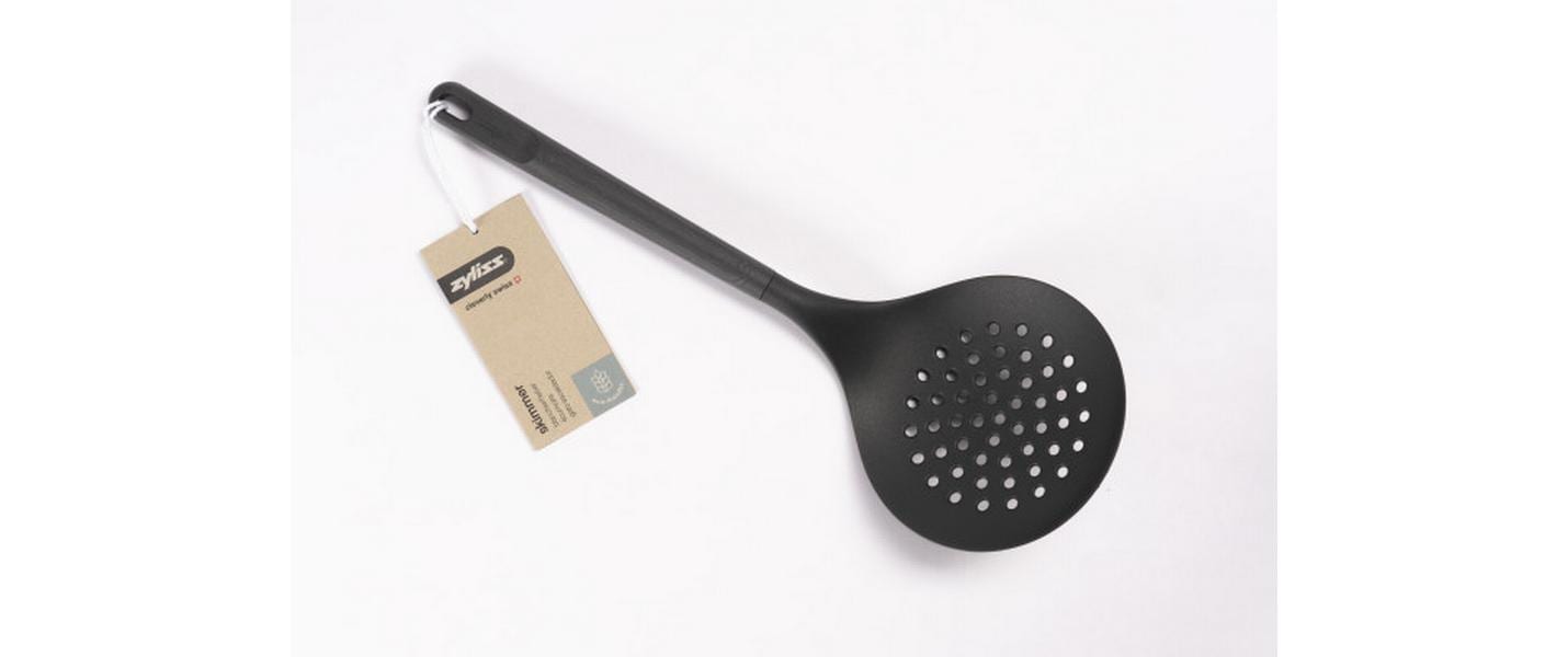 Zyliss Schöpflöffel 35,5 cm, Nylon/Weizenstroh, Schwarz