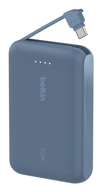 Belkin Powerbank 10000 mAh, PD, USB-C, Blau