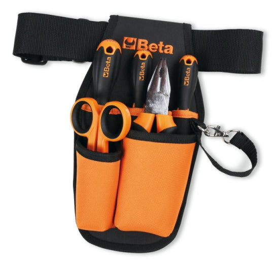 Beta 2005MPU/E Gürteltasche – bestückt, 5-teilig, schwarz, Polyester