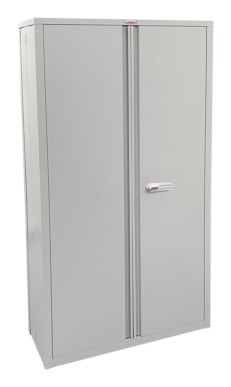 Phoenix Safe Co. Phoenix SCF1891GGE – Aktenschrank, abschliessbar, Stahl, 915 × 370 × 1830 mm, hellgrau