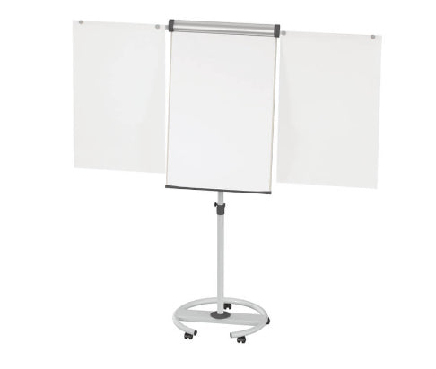MAUL Flipchart – 66 × 97 cm, weiss, Metall