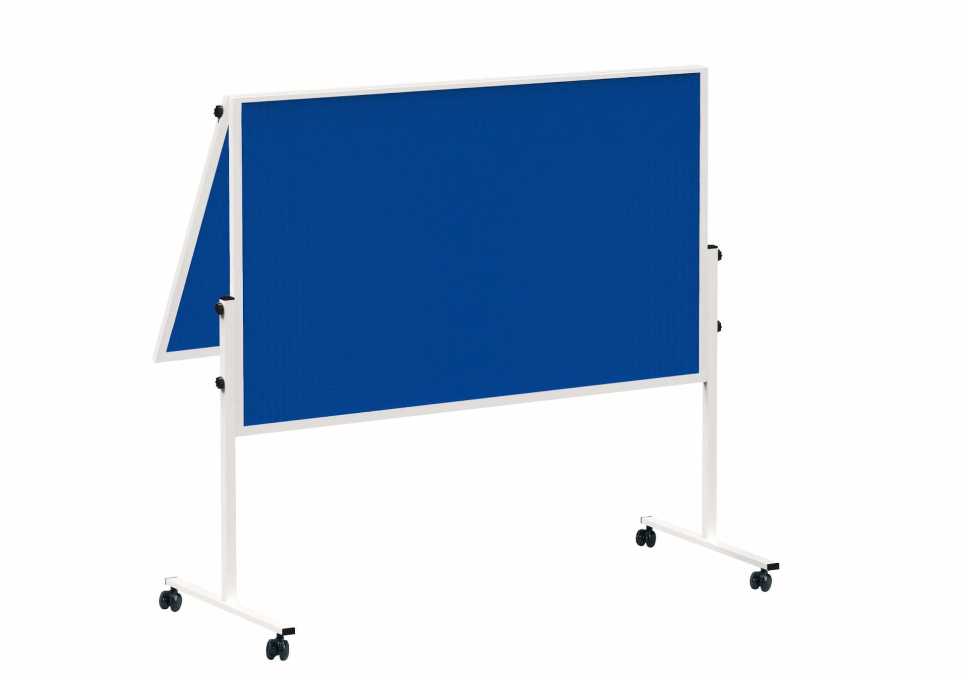 MAUL Pinnwand – Filz, Alurahmen – 150 × 120 cm, Blau