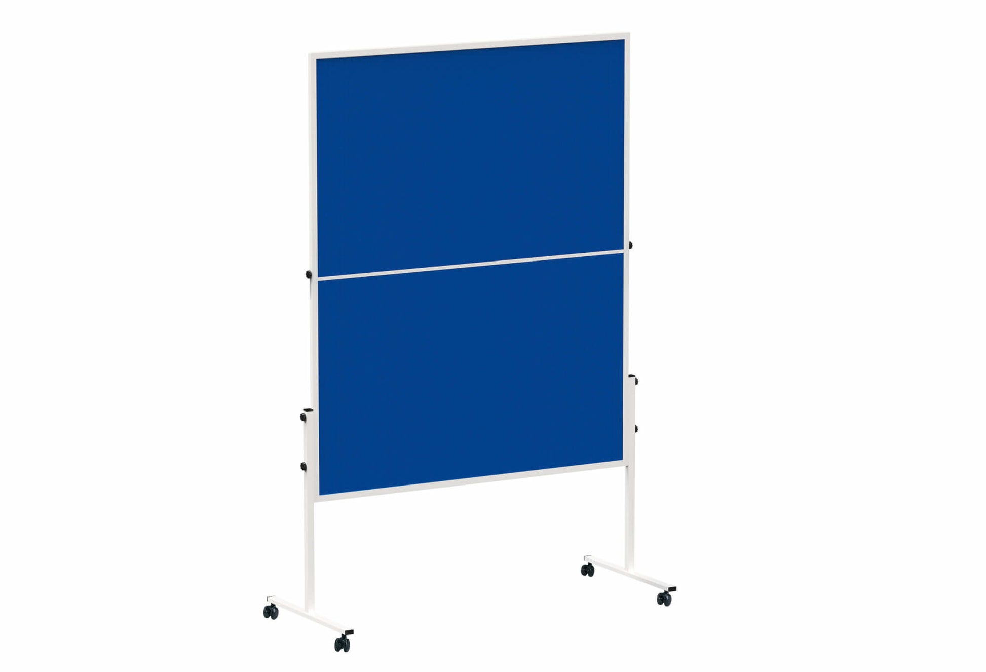 MAUL Pinnwand – Filz, Alurahmen – 150 × 120 cm, Blau