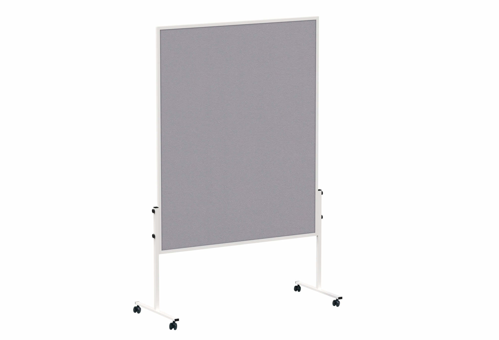 MAUL Pinnwand – Filz, Alurahmen – 120 × 150 cm, Grau