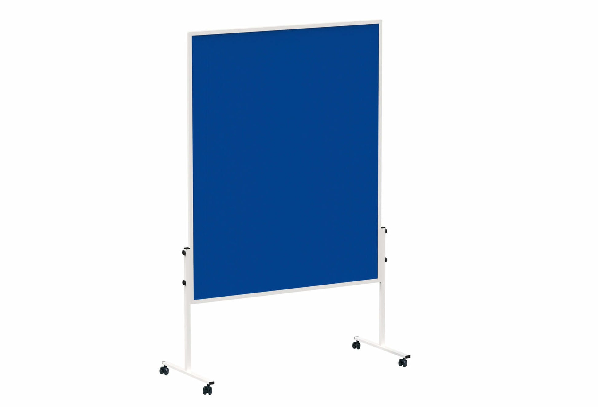 MAUL Pinnwand – Filz, Alurahmen – 120 × 150 cm, Blau