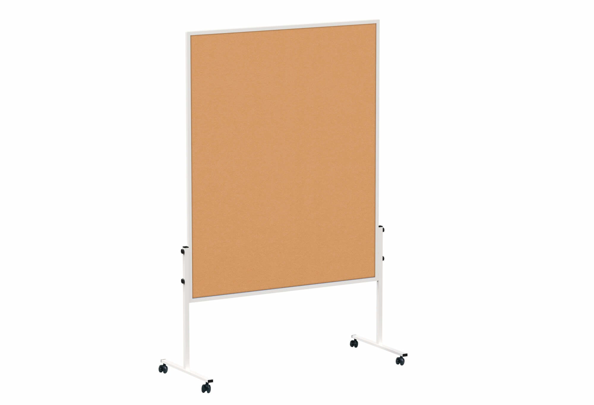 MAUL Pinnwand – Kork, Alurahmen – 150 × 120 cm, grau