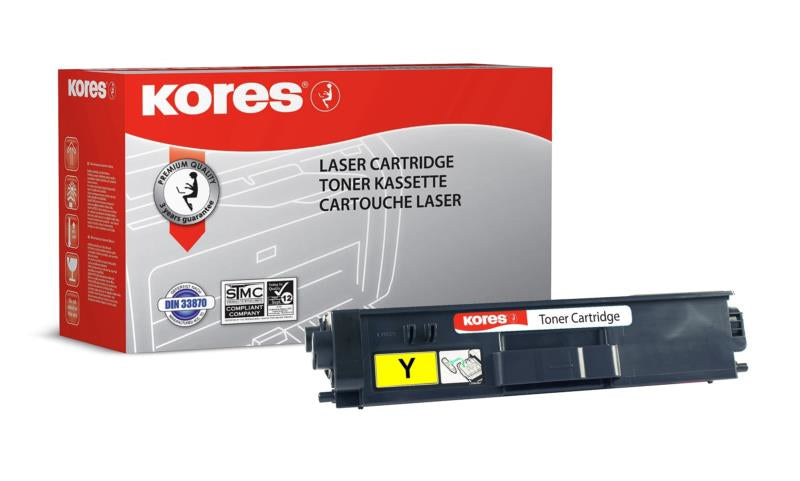 Kores G1243RBG (TN-325Y) Gelber Toner – Wiederaufbereitet – 3'500 Seiten – für Brother HL-4150/HL-4570