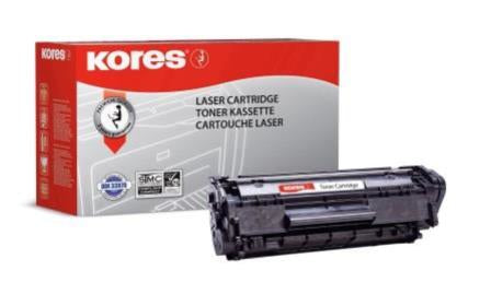 Kores G1114RB (Q2612A) Schwarzer Toner – Wiederaufbereitet – 2'000 Seiten – für HP LaserJet 1010/1012