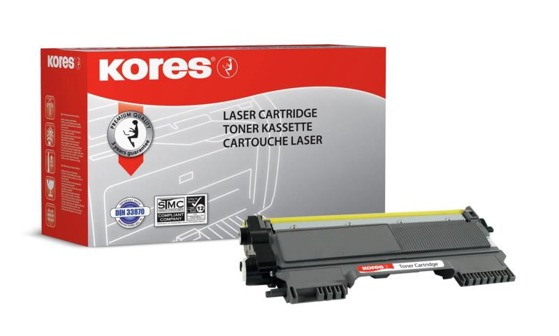 Kores G1256HC (TN-2220) Schwarzer Toner – Wiederaufbereitet – 2'600 Seiten – für Brother HL 2240/2250