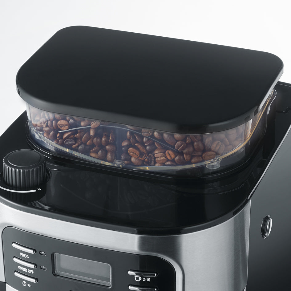 Severin KA4810 Filterkaffeemaschine – 10 Tassen, 1,4 l, Karaffe, Schwarz/Edelstahl