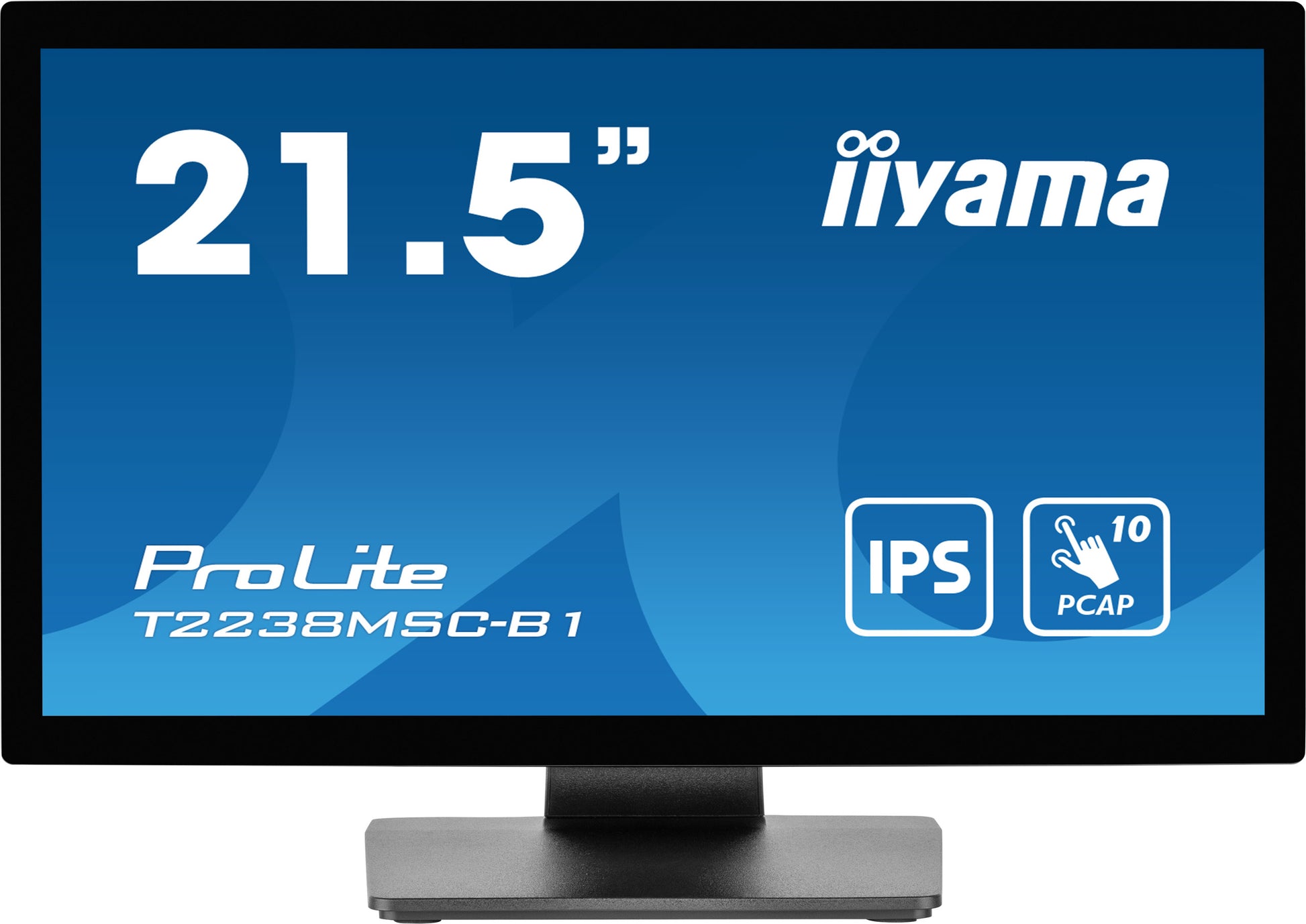 iiyama T2238MSC-B1 – Monitor, 21,5", IPS, Touch, 525 cd/m², DP, HDMI, Integrierte Lautsprecher