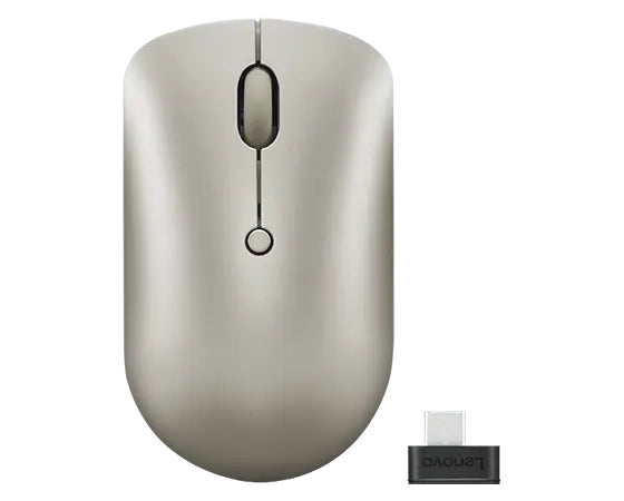 Lenovo 540 – Maus – Kabellos (2,4 GHz), 2400 DPI, beidhändig, Sand