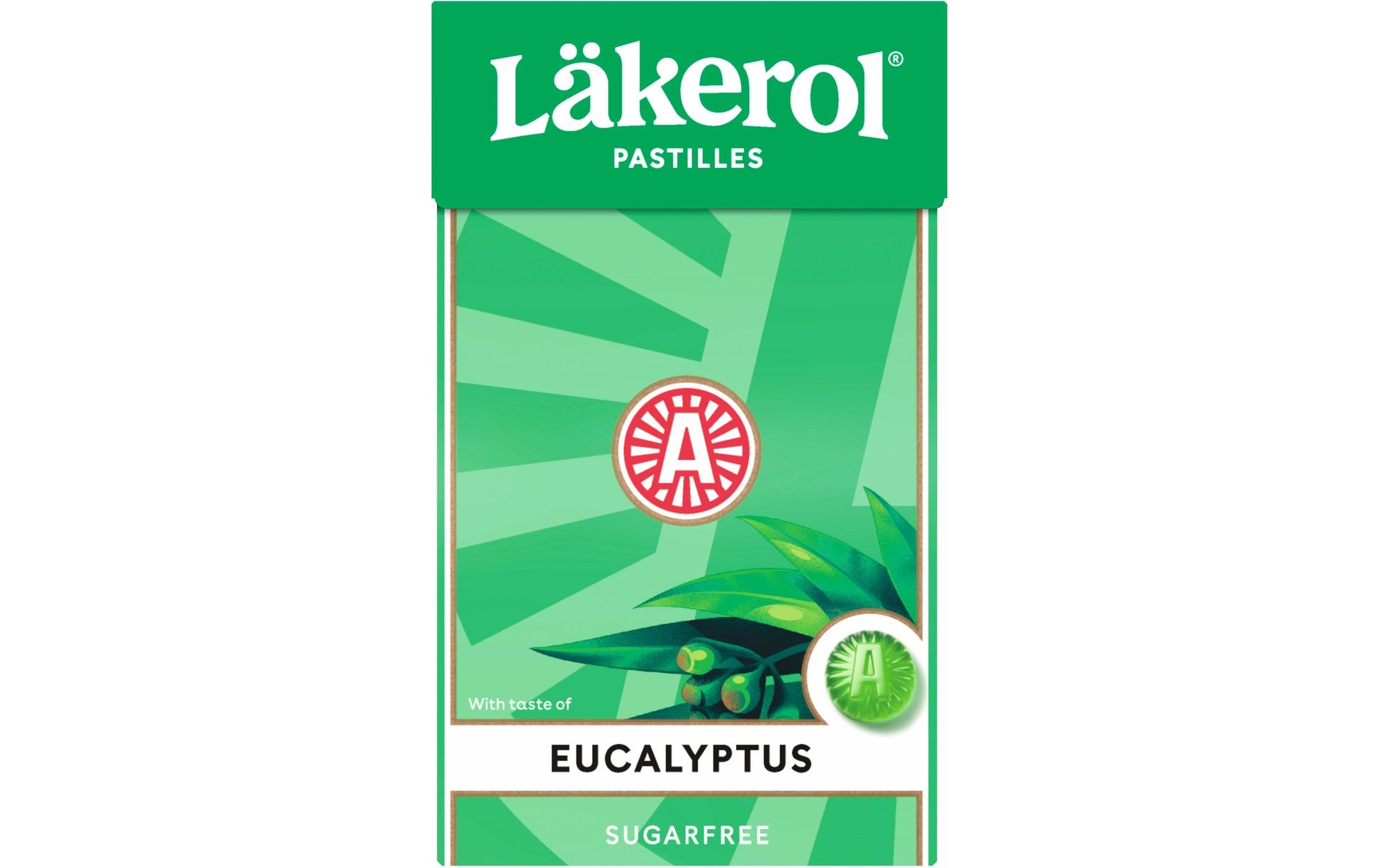 Läkerol Bonbons – Eukalyptus, zuckerfrei, laktosefrei, 540 g
