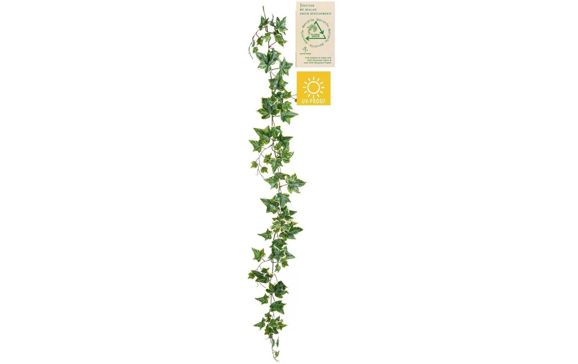 Botanic-Haus Girlande – 150 × 20 cm – Stoff & Kunststoff, mehrfarbig – 6-teilig