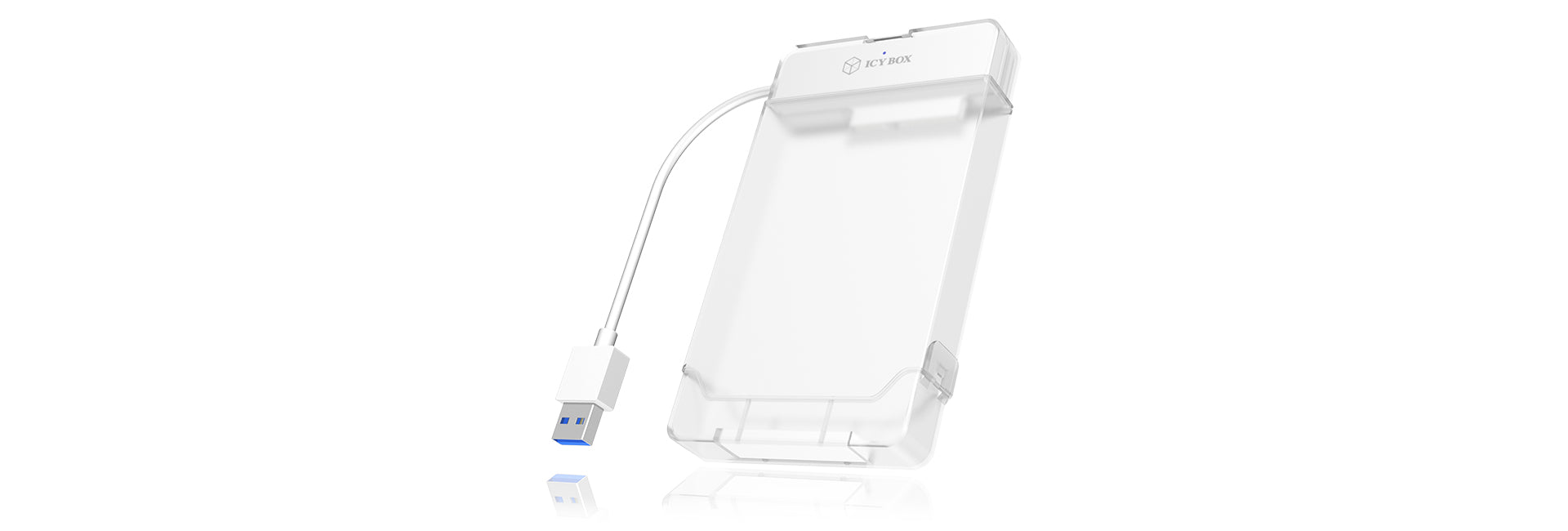 ICY BOX IB-AC703-U3 – 1-Bay Gehäuse – für 2,5" HDD/SSD, SATA