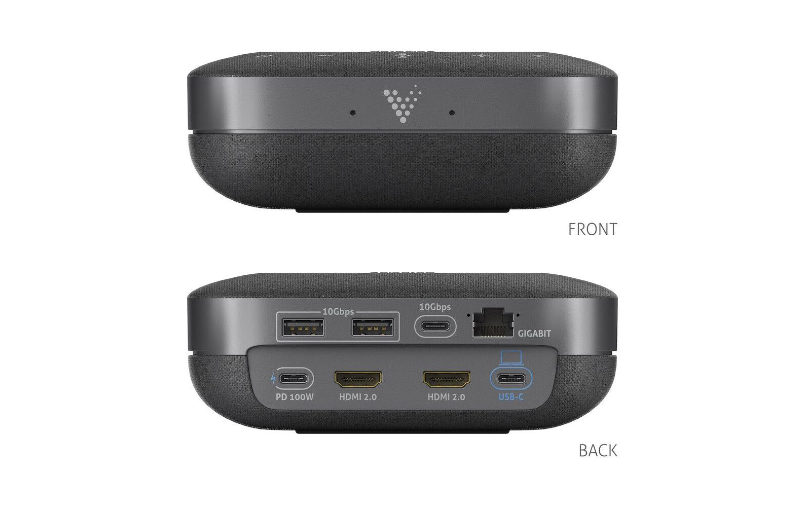 PureLink VL-SD200 Dockingstation – USB-C, 2× HDMI, 5× USB-A, 100 W PD, GbE, für Universal