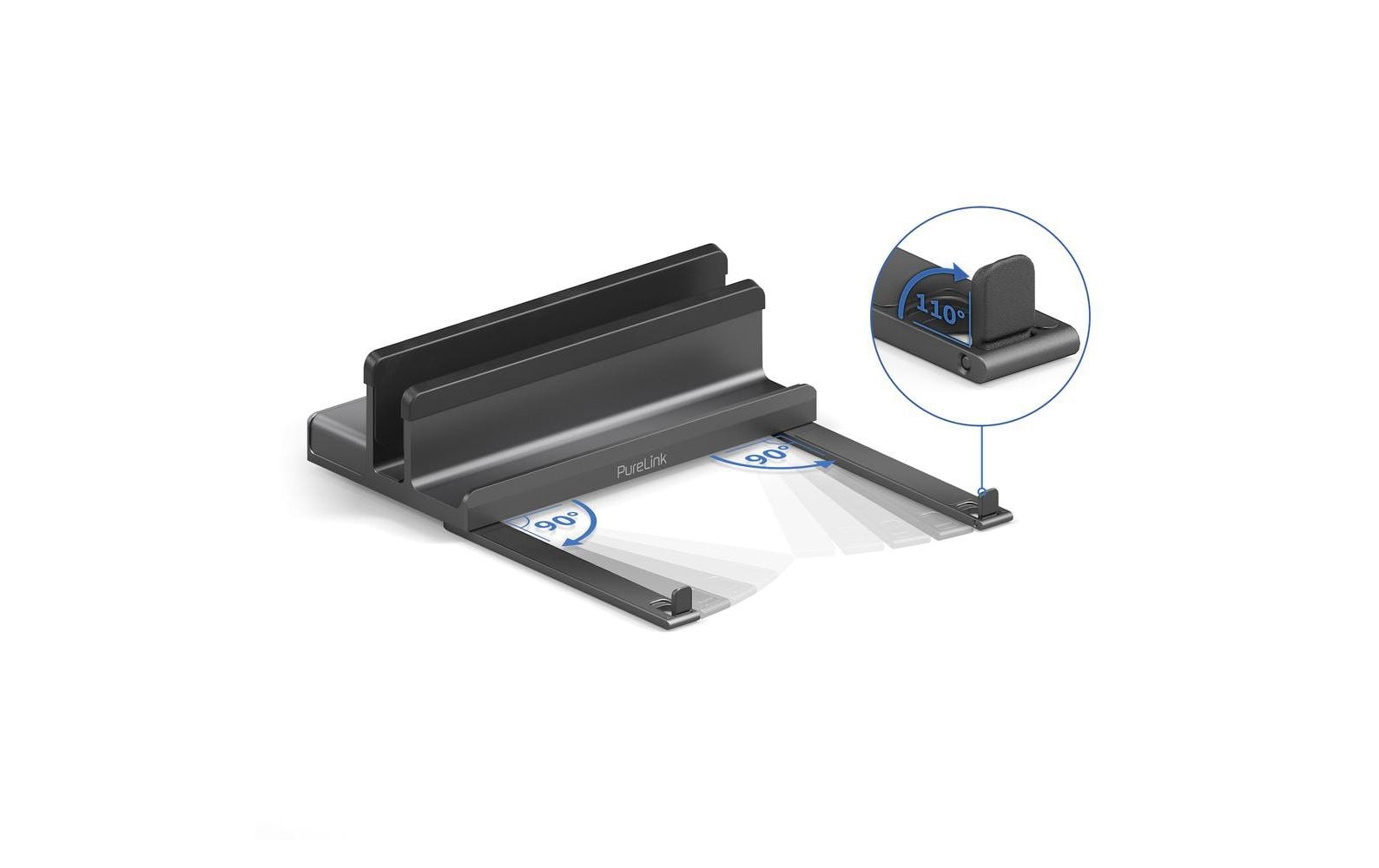 PureLink VL-DS100 Dockingstation – USB-C, 2× HDMI, 2× USB-A, 100 W PD, GbE, für Laptops