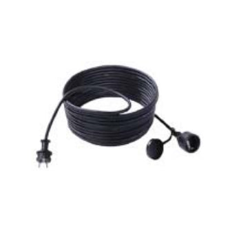 Bachmann Verlängerungskabel – 25 m, IP44, 3×2,5 mm², Schwarz