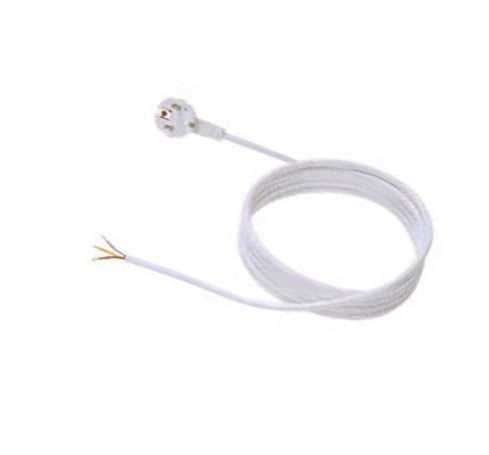 Bachmann Netzkabel – Schuko (CEE 7/7) – Offenes Ende, 3 m, 3×1,5 mm², Grau