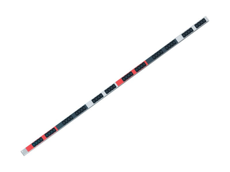 Bachmann Rack-PDU Basic, 3-phasig, 48× IEC C13, 16 A, Stecker Aderendhülsen, 0U vertikal
