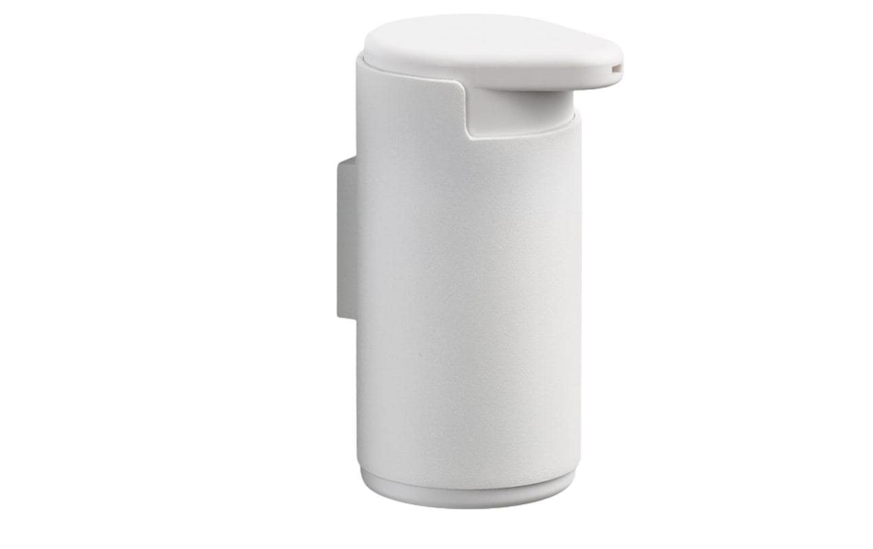 Zone Denmark Rim Manueller Seifenspender – Wandmontage – 200 ml, Weiss, ABS, Aluminium