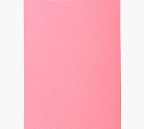Exacompta Einlagemappe SUPER 250 A4 – Karton, pink, 2 Einschlagklappen