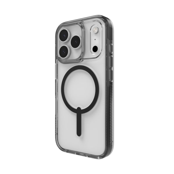 ZAGG Santa Cruz Snap Backcover – für Apple iPhone 17 Pro, Graphen, Schwarz/Transparent, bis 4 m Sturzsicher