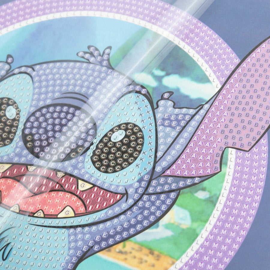 CRAFT Buddy Crystal Art Card – Diamond Painting Set – Stitch (Disney) – 18 × 18 cm – ab 8 Jahren