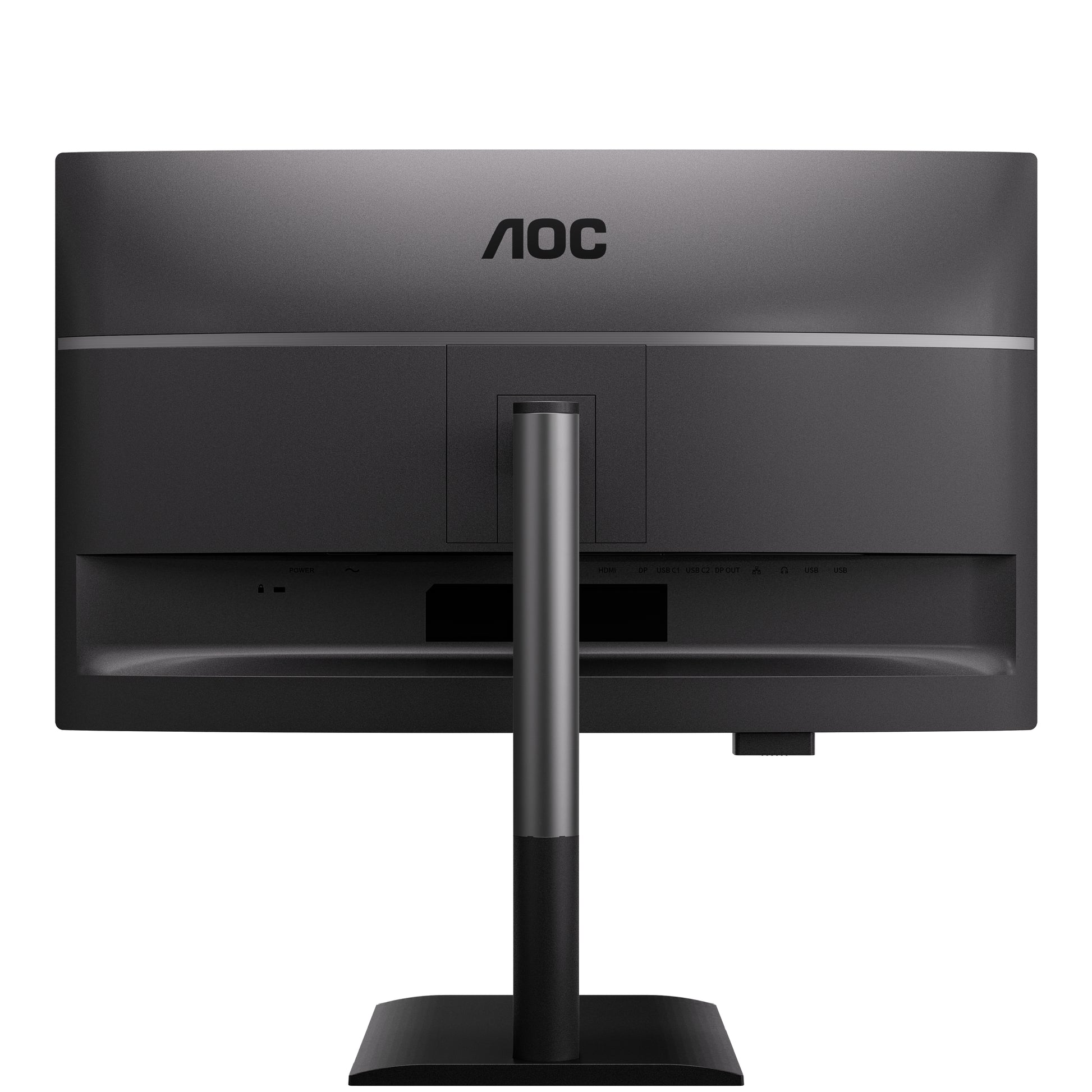 AOC Q27P4CV – Monitor, 27", 2560 × 1440 (WQHD), IPS, 120 Hz, USB-C, KVM, Lautsprecher, VESA 100 × 100, Schwarz