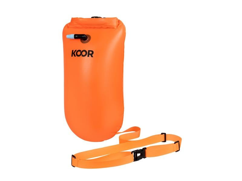 KOOR Schwimmboje – wasserfest – 15 l – orange – PVC