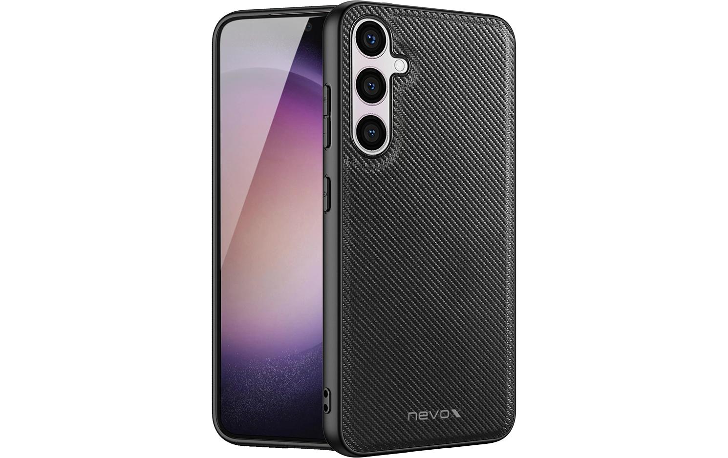 Nevox – Backcover StyleShell NYLO – für Samsung Galaxy S25+ – Karbonfaser – TPU/PC