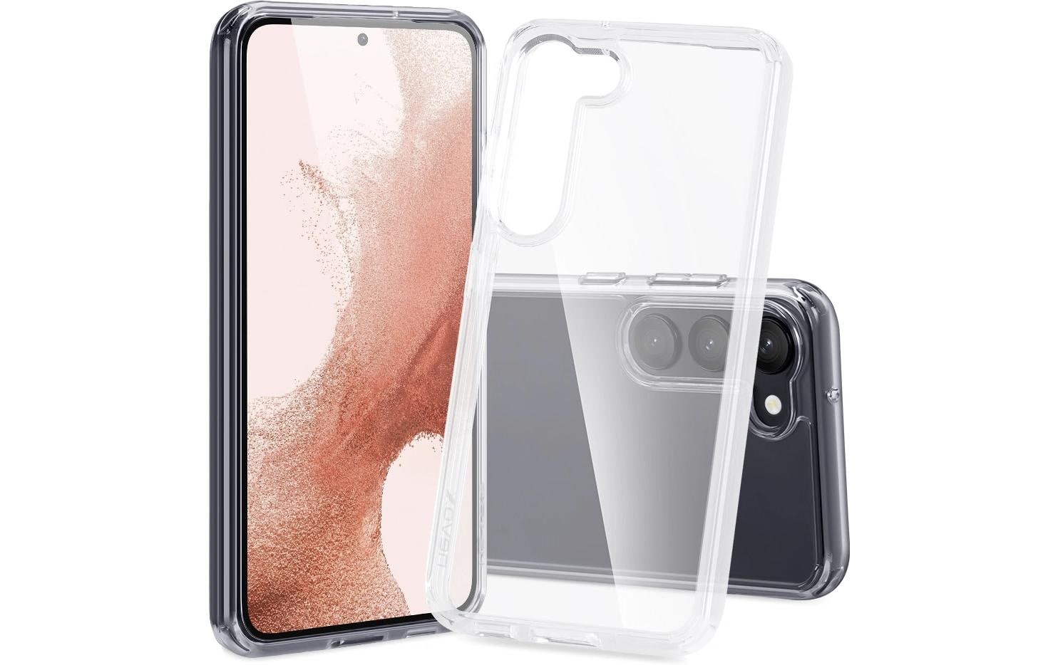 nevox Backcover – für Samsung Galaxy S24 Plus, Transparent, schmutzabweisend, tropfsicher, schockresistent