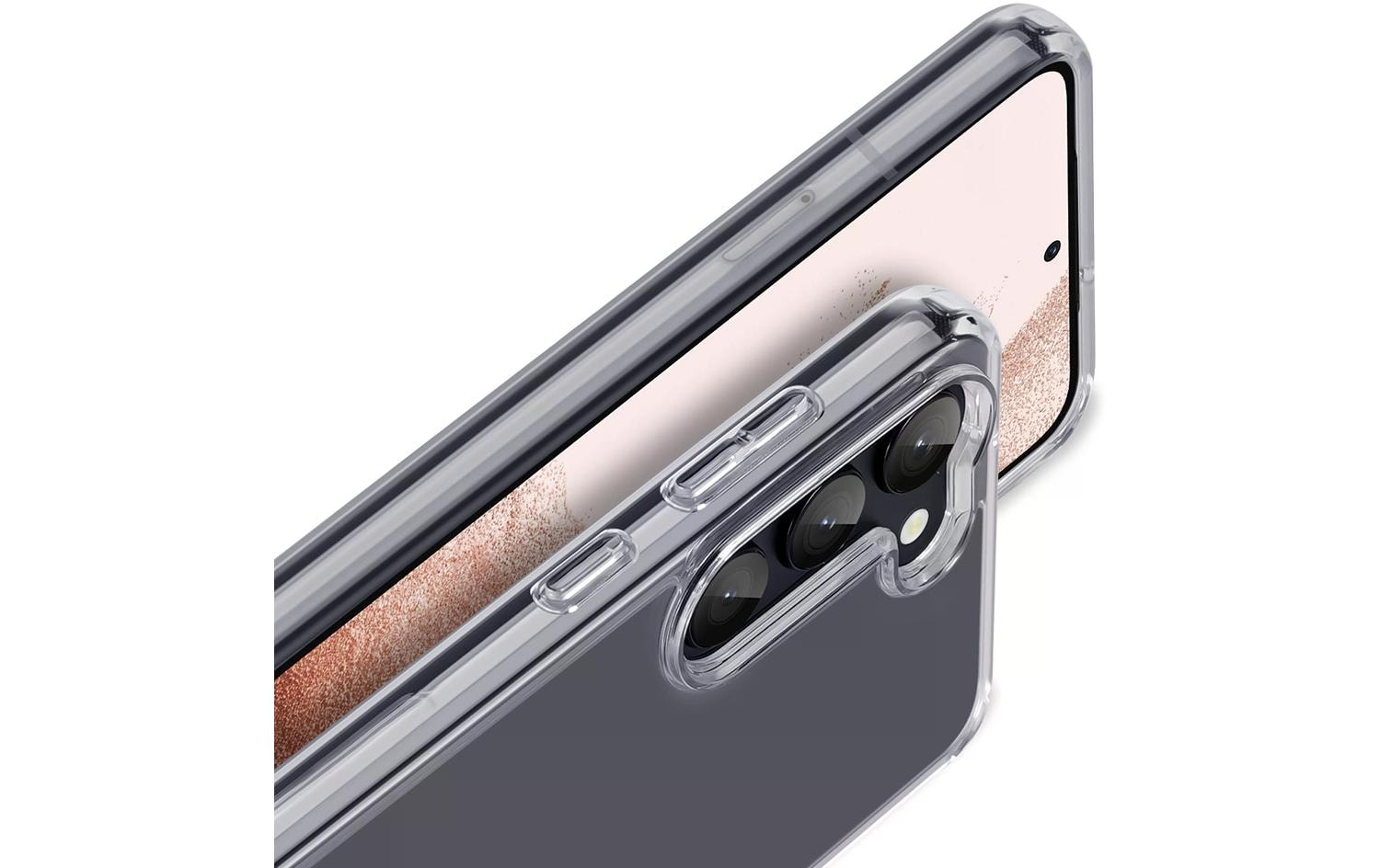 nevox Backcover – für Samsung Galaxy S24 Plus, Transparent, schmutzabweisend, tropfsicher, schockresistent