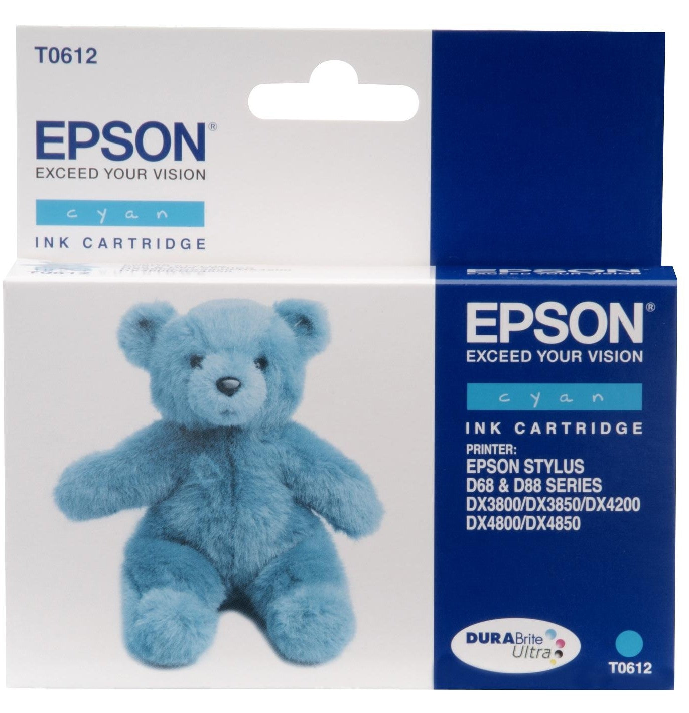 Epson Tintenpatrone T0612, cyan, 250 Seiten