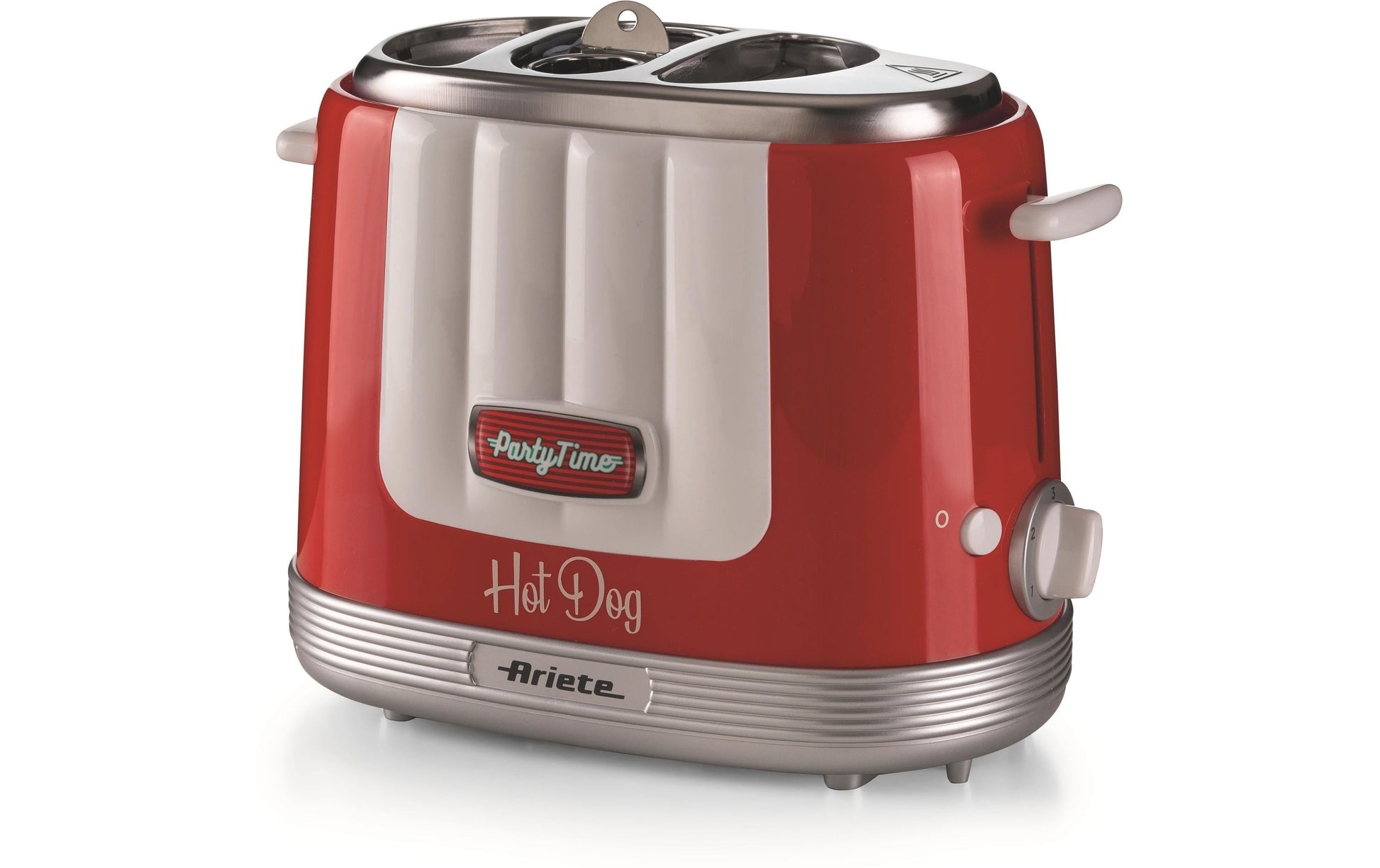 Ariete Hot-Dog-Gerät ARI-206-RD – 2 Hot Dogs, 5 Stufen, 650 W – Hellblau