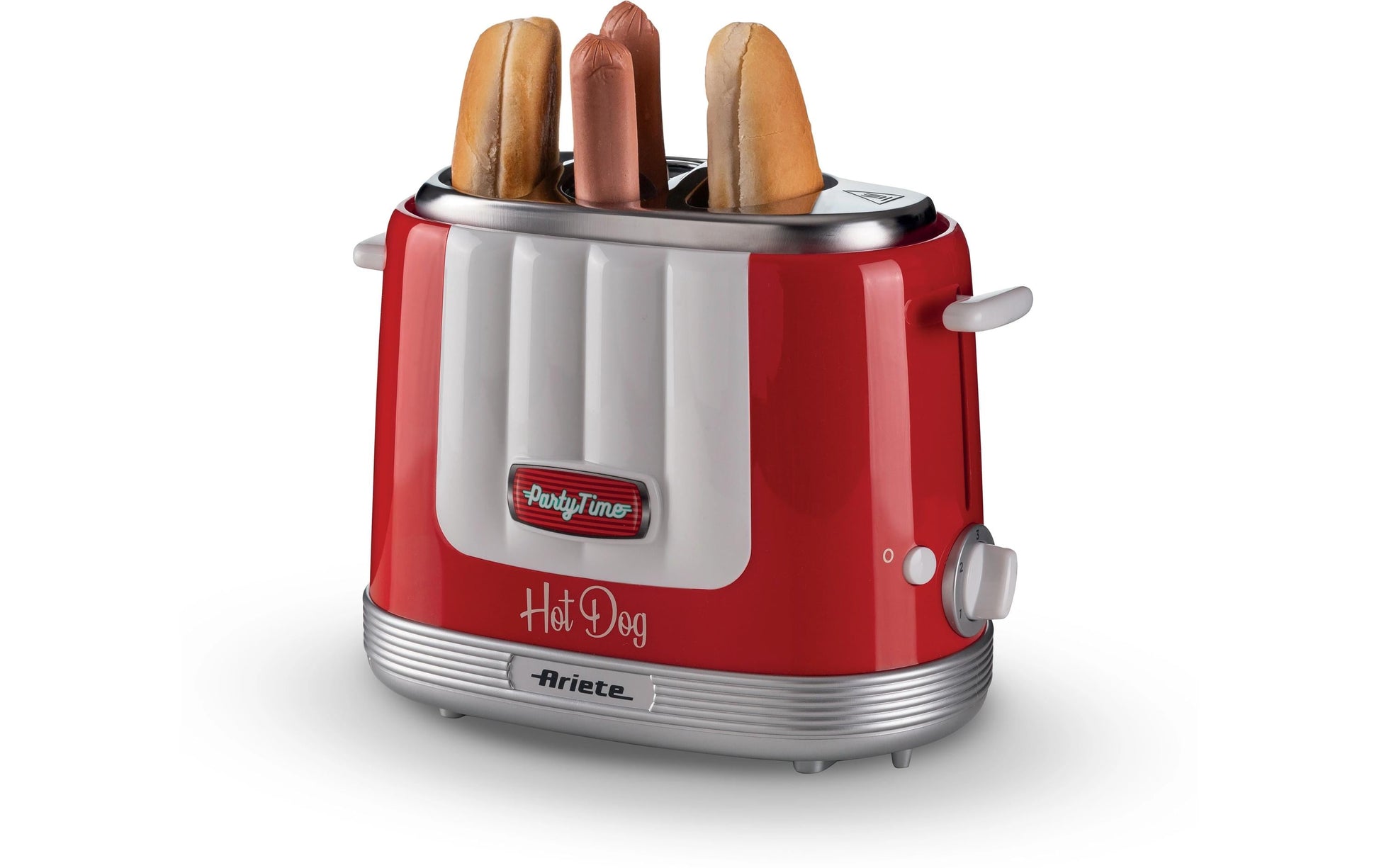 Ariete Hot-Dog-Gerät ARI-206-RD – 2 Hot Dogs, 5 Stufen, 650 W – Hellblau