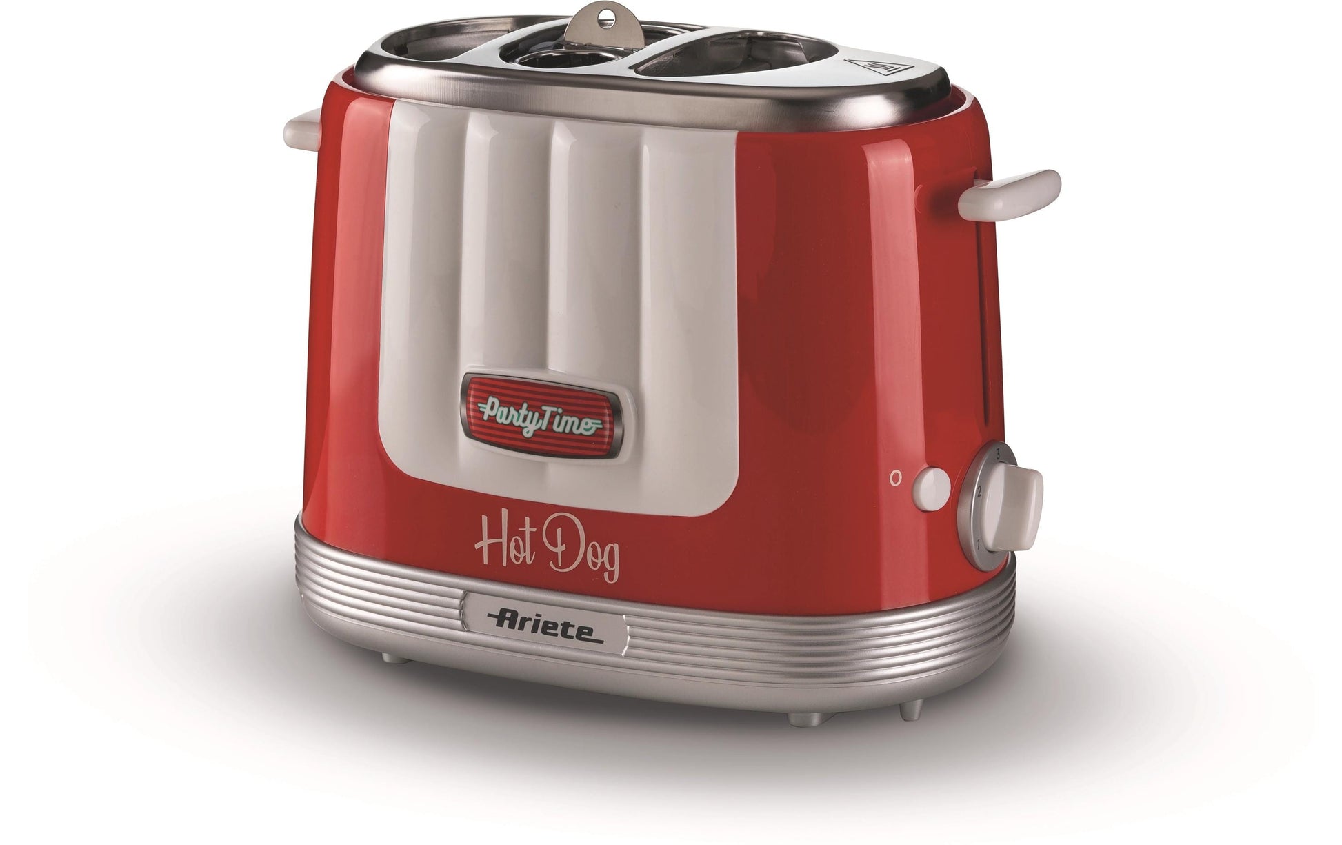 Ariete Hot-Dog-Gerät ARI-206-RD – 2 Hot Dogs, 5 Stufen, 650 W – Hellblau