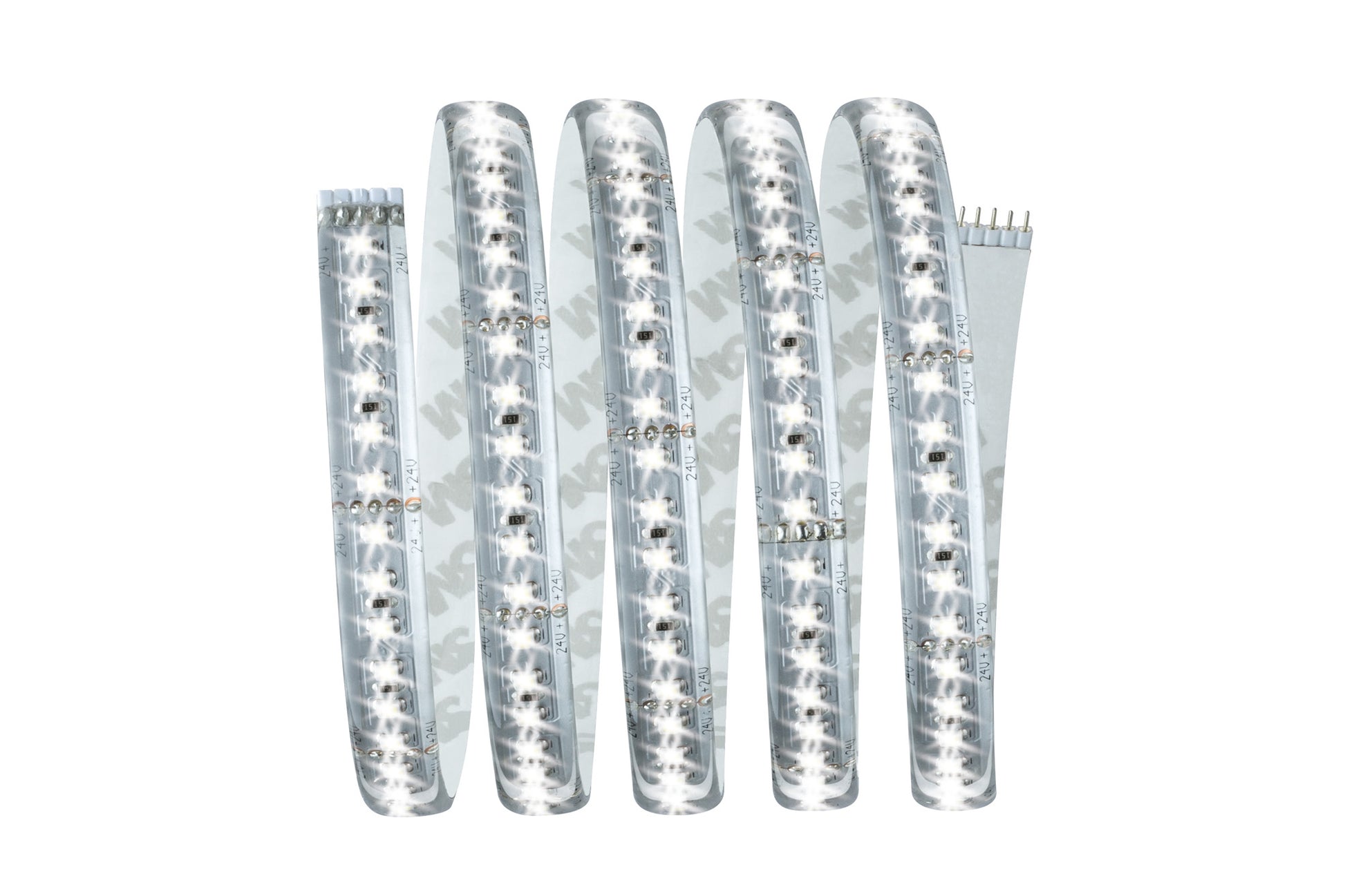 Paulmann LED-Strip MaxLED 1000 – Starter-Set, 1,5 m, 1650 lm, 17 W, 6500 K, dimmbar, weiss, inkl. Netzteil