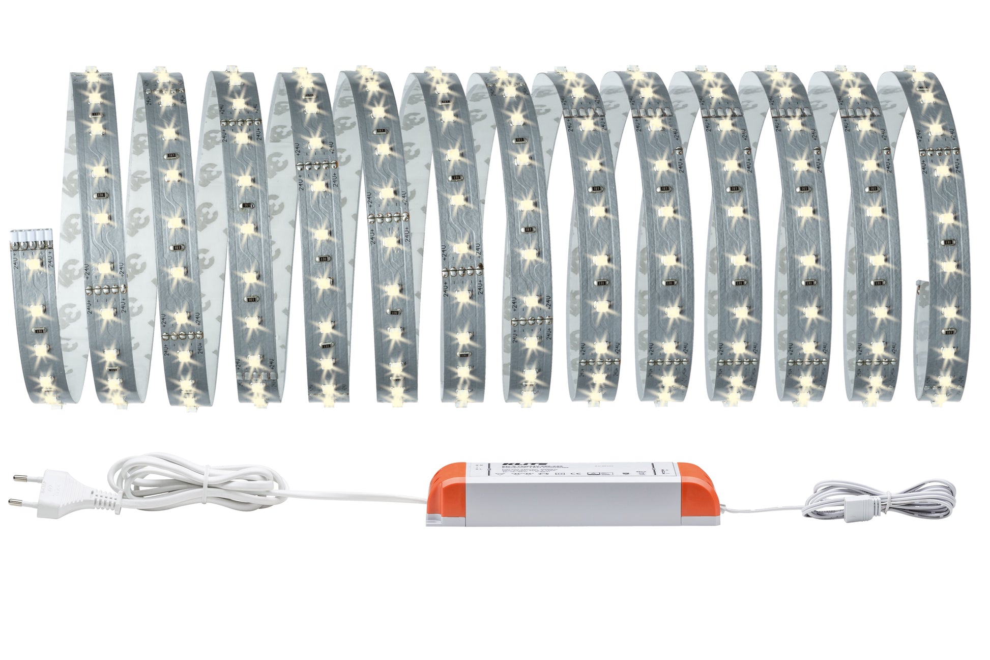 Paulmann LED-Strip MaxLED 500 – Set, 5 m, 2750 lm, 33 W, 2700 K, dimmbar, weiss