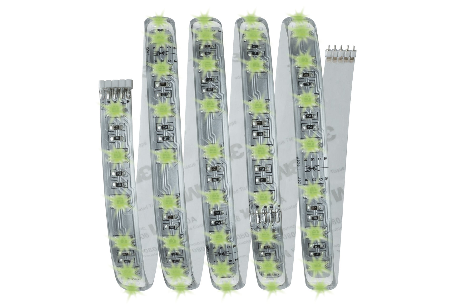 Paulmann LED-Strip MaxLED RGBW Starterset – 1,5 m, 630 lm, 18 W, RGB + 2700 K, dimmbar, weiss