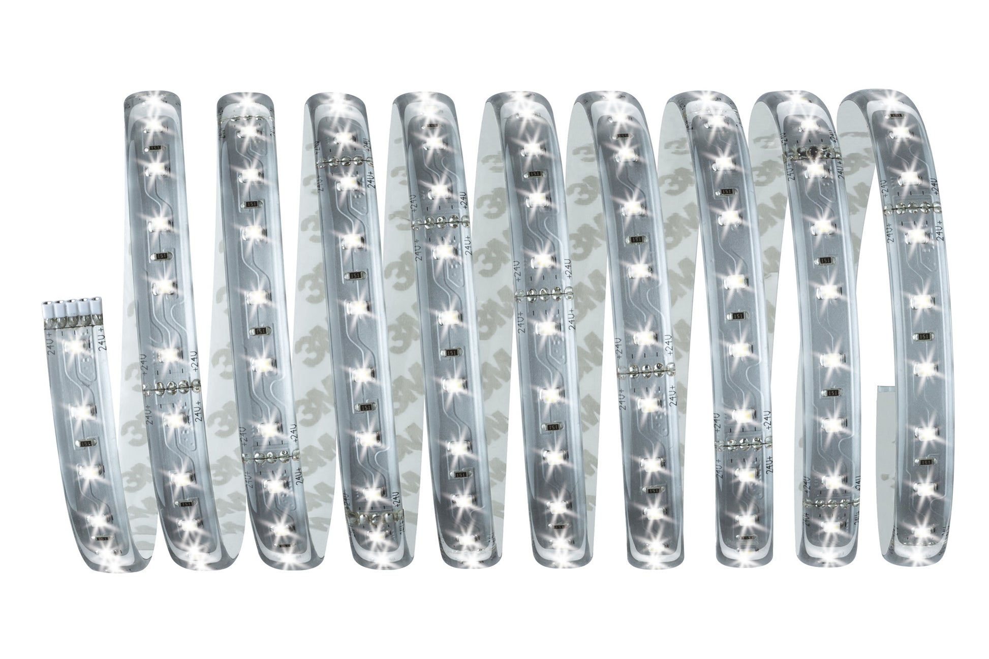 Paulmann LED-Strip MaxLED 500 – Start, 3 m, 1650 lm, 17 W, 6500 K, dimmbar, inkl. Netzteil, weiss