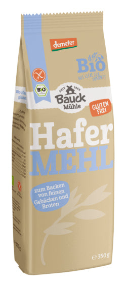 Bauck Mühle Hafermehl – Bio, Vollkorn – 350 g