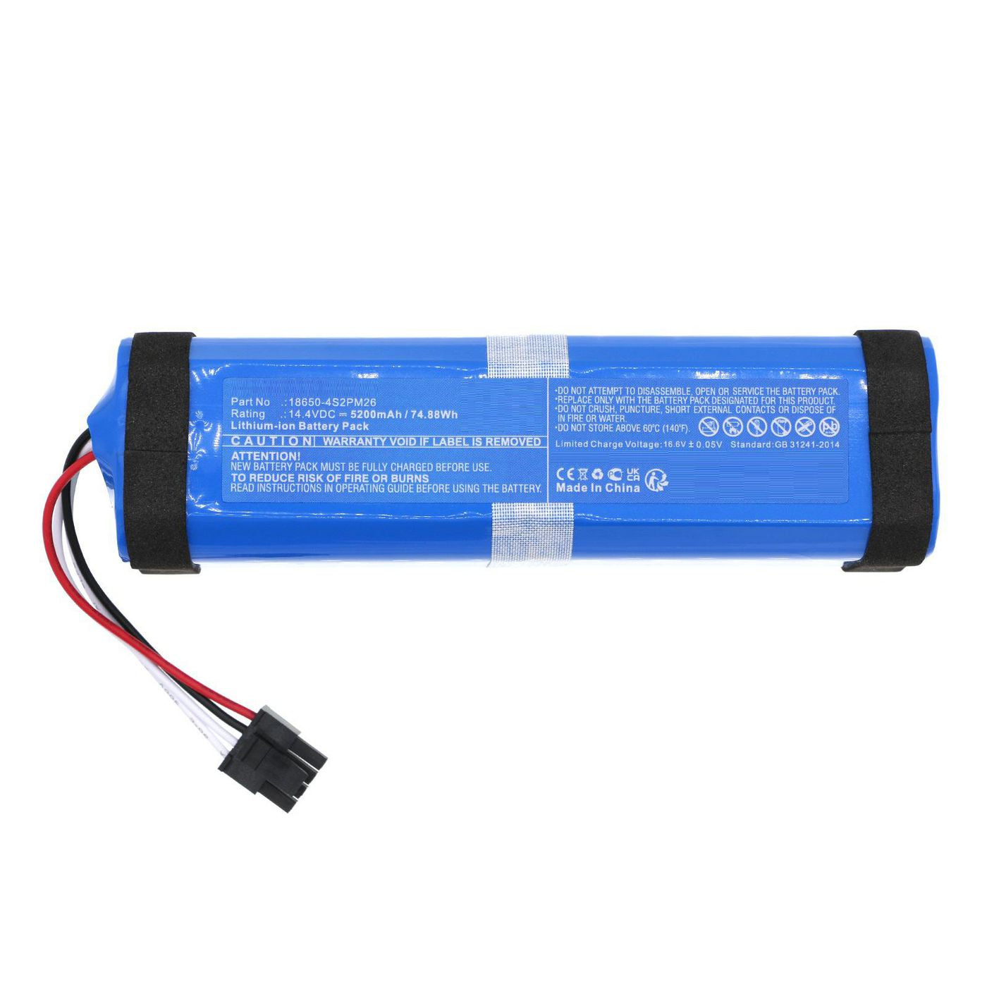 CoreParts Akku 74,88 Wh – für Robzone Duoro ULTIMATE-P/Duoro X-Max Profi/Duoro X-Max Homevac und andere