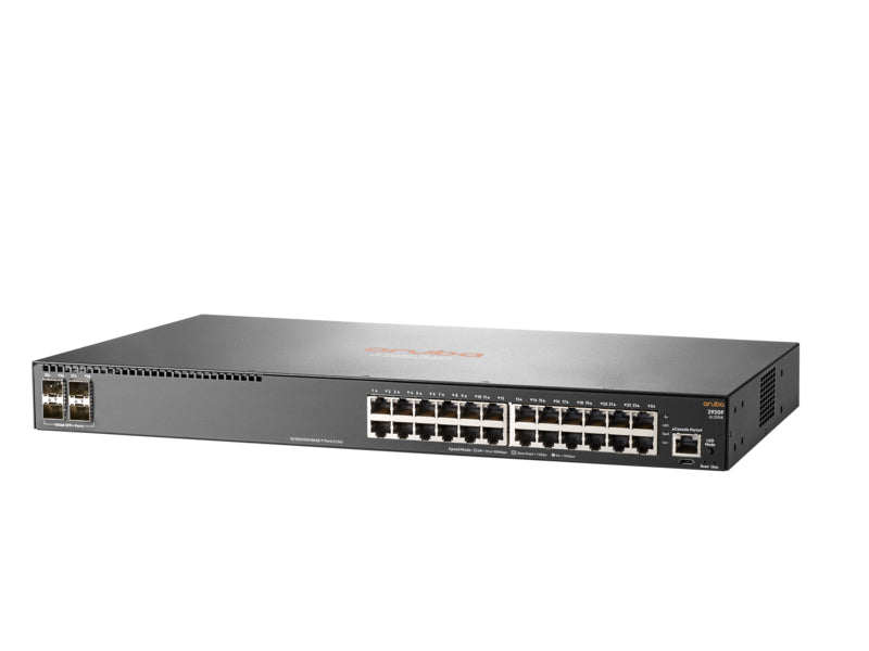 HPE Aruba Networking 2930F 24G 4SFP – Managed Switch – 24×GbE, 4×SFP, L3, 1U