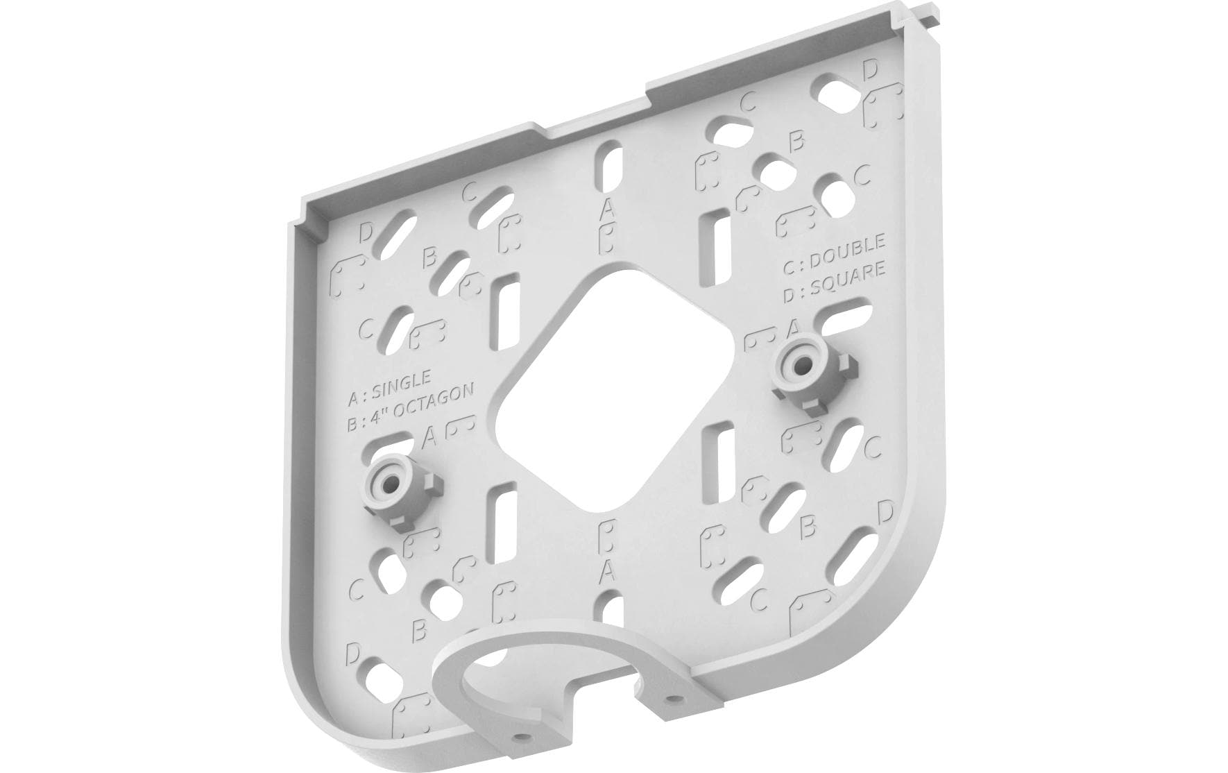 Hanwha Wandhalterung SBP-125WMW1 – Wandmontage, Indoor, Weiss – für QNV-C8011R, C8012, C9011R und andere