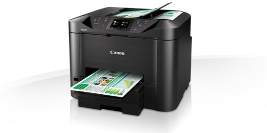 Canon MAXIFY MB5450 – Farbiges Tintenstrahl-MFP A4, 4-in-1 – USB/LAN/WLAN – Duplex, Duplex-ADF – 24 S./Min. S/W