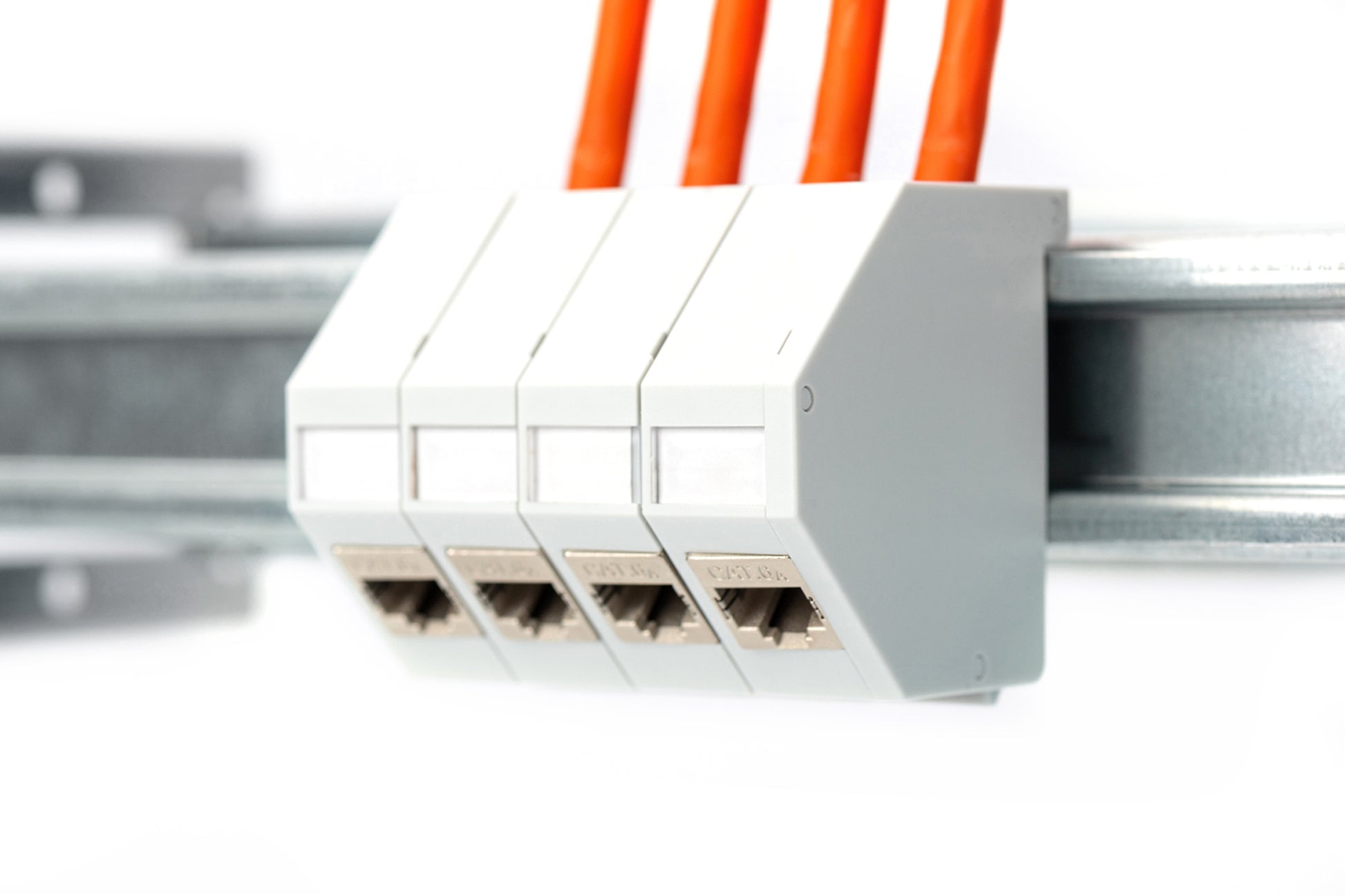 Digitus Keystone-Gehäuse für Hutschienen-Montage – IP20, ABS Synthetik, Grau