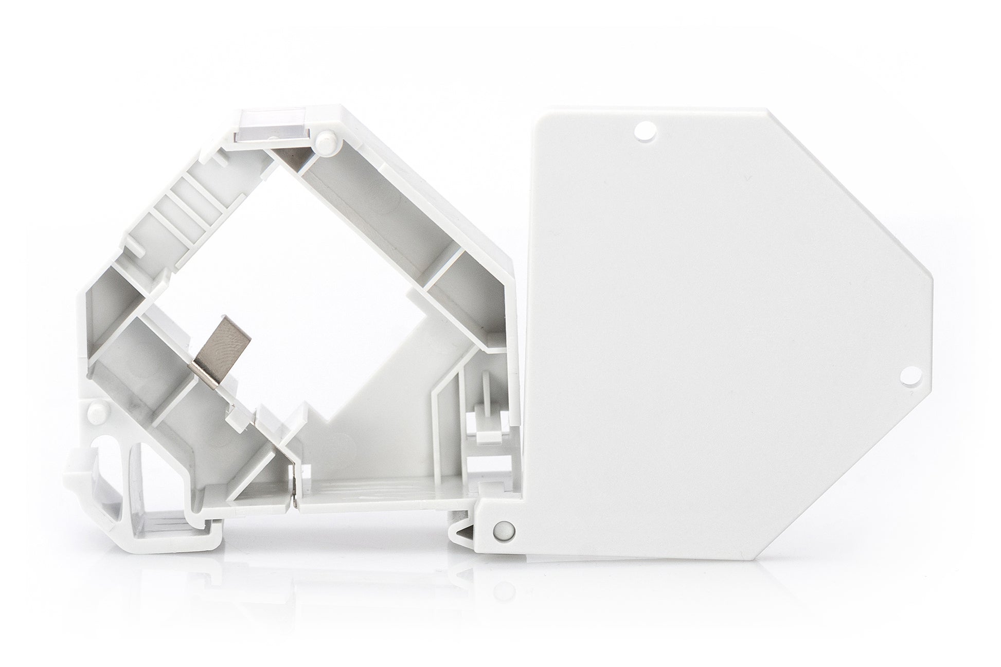 Digitus Keystone-Gehäuse für Hutschienen-Montage – IP20, ABS Synthetik, Grau